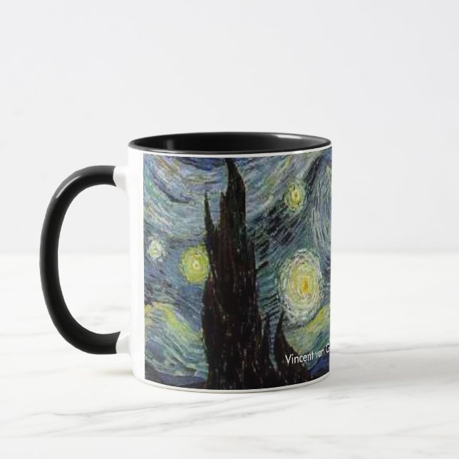 Starry Night, Vincent van Gogh Mug (Left)