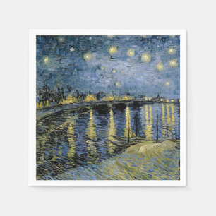 Starry Night Vincent van Gogh Napkin