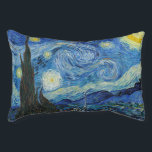 Starry Night | Vincent van Gogh Pet Bed<br><div class="desc">Starry Night (1889) by Dutch artist Vincent Van Gogh. Original artwork is an oil on canvas depicting an energetic post-impressionist night sky in moody shades of blue and yellow. 

Use the design tools to add custom text or personalise the image.</div>