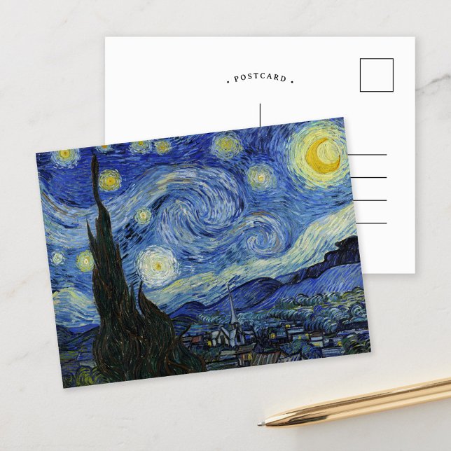 Starry Night | Vincent van Gogh Postcard (Creator Uploaded)