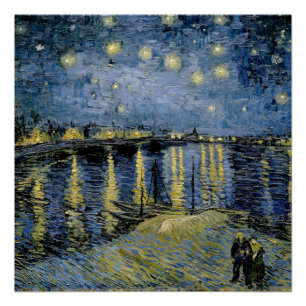  Starry Night  Vincent  van Gogh  Poster