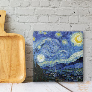Starry Night Vincent van Gogh Tile