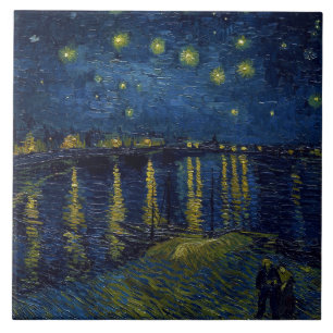 Starry Night, Vincent van Gogh Tile