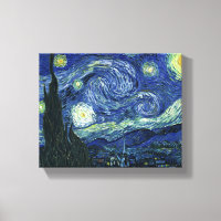 Starry Night Vincent van Gogh Vintage Painting Art