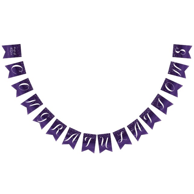 Starry night wedding congratulations bunting bunting  (All)