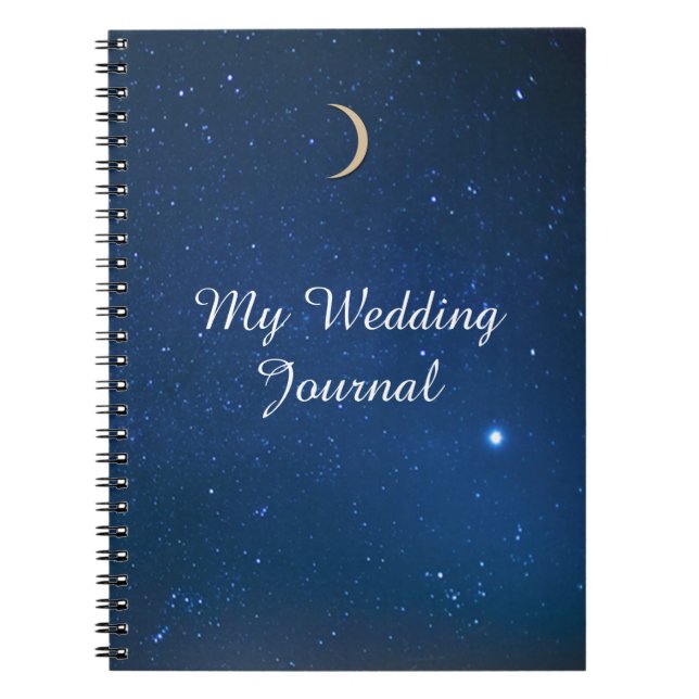 Starry Night Wedding Journal (Front)