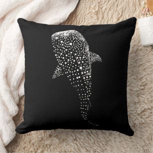 Starry Night Whale: Ocean's Celestial Guardian Cushion