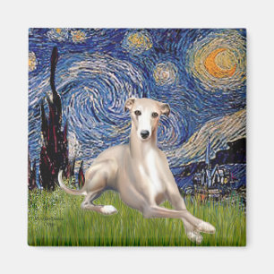 Starry Night - Whippet #2 Magnet