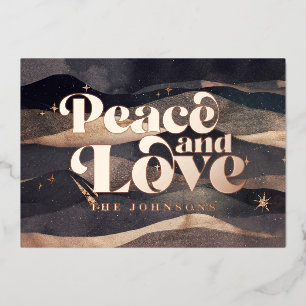 Starry Night Winter Sky Modern Elegant Chic