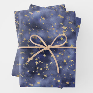 Starry Night Wrapping Paper Sheet