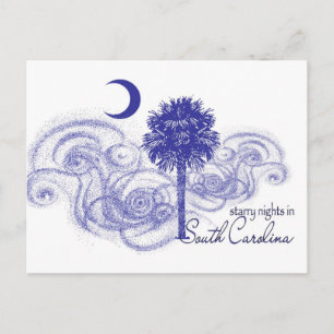Starry Nights in South Carolina Postcard