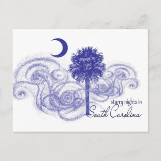 Starry Nights in South Carolina Postcard