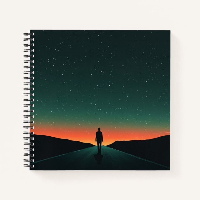 Starry Path — Dreamy Minimalist Journal (Front)