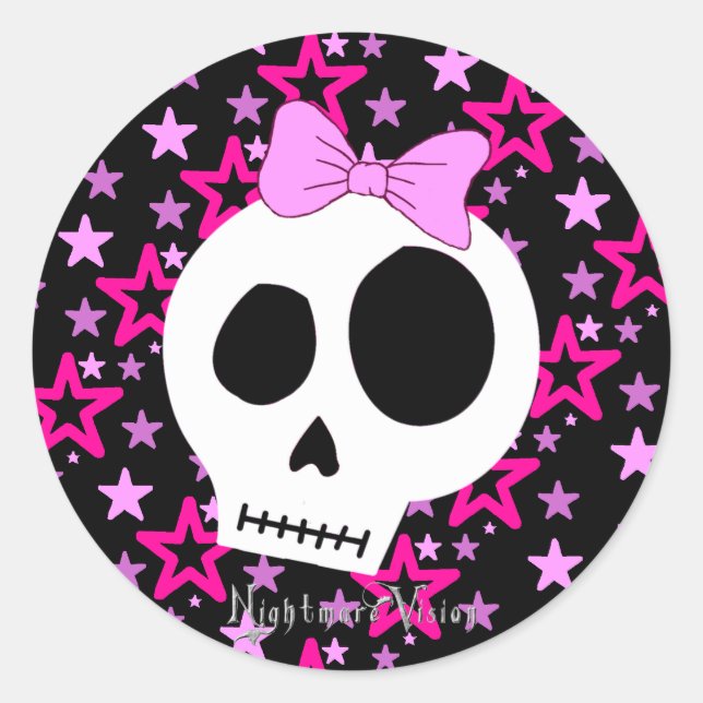 Starry Punk Sticker (Front)