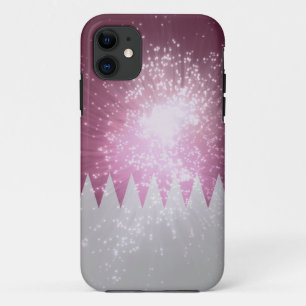 Starry Qatar Flag iPhone 11 Case