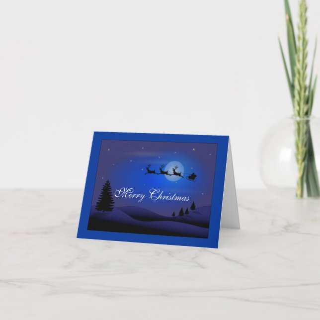 Starry Santa Card (Front)