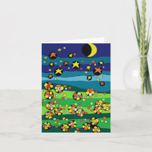 Starry Scene Thank You Card