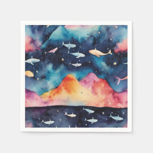 Starry Seascape Napkin