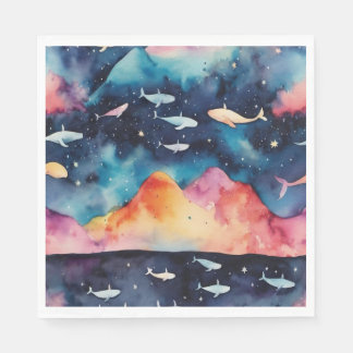 Starry Seascape Napkin