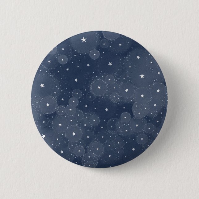 Starry Sky 6 Cm Round Badge (Front)