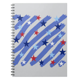 starry sky, brushstroke Clipart Notebook