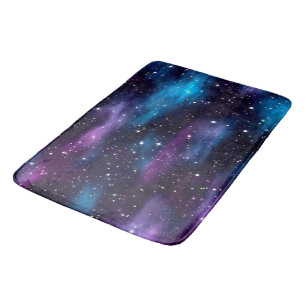 Starry Sky Galaxy Bath Mat