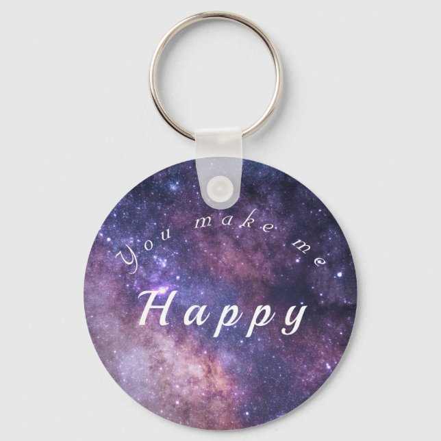 Starry sky   key ring (Front)