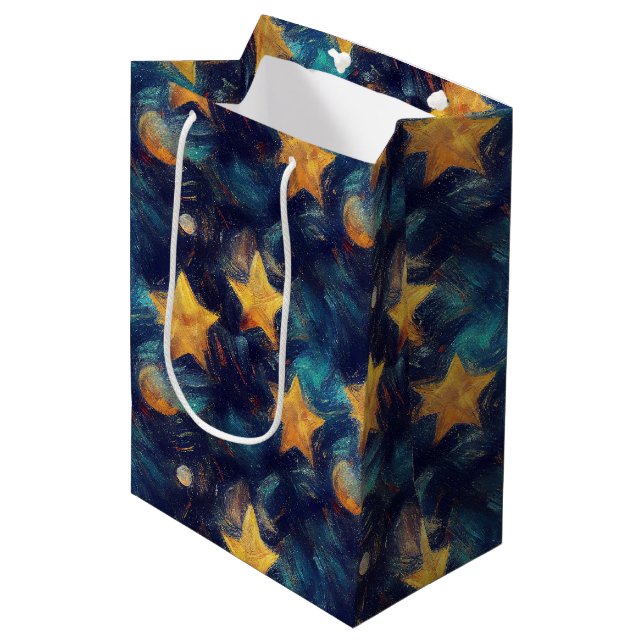 Starry Sky Medium Gift Bag (Front Angled)