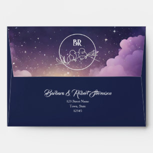 Starry Sky Wedding Envelope