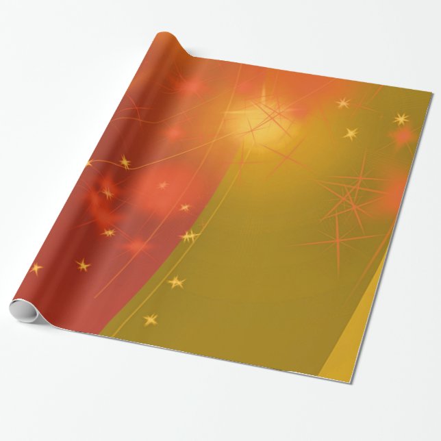 Starry sky wrapping paper (Unrolled)