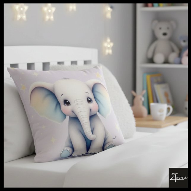 Starry Snuggle Elephant Pillow (Creator Uploaded)