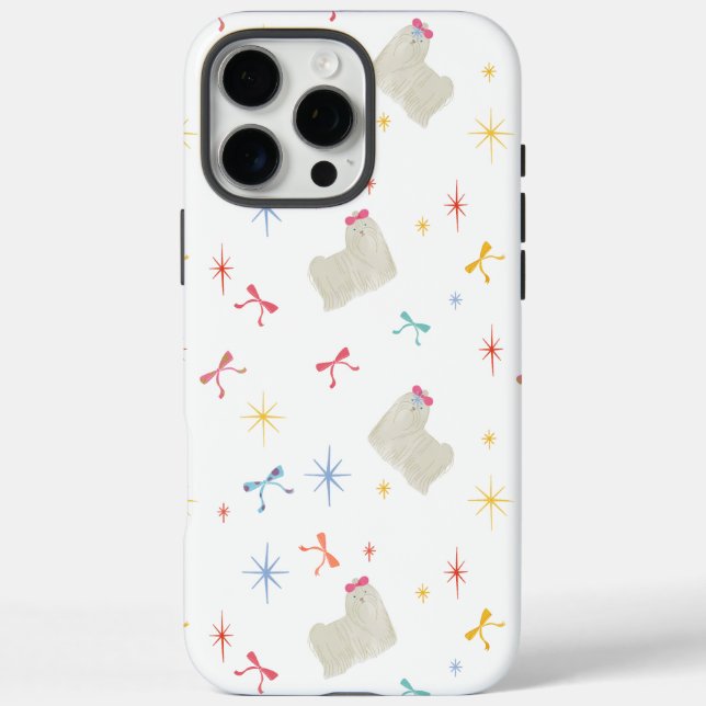 Starry Sparkle Cute Puppy  Wishes Case-Mate iPhone Case (Back)