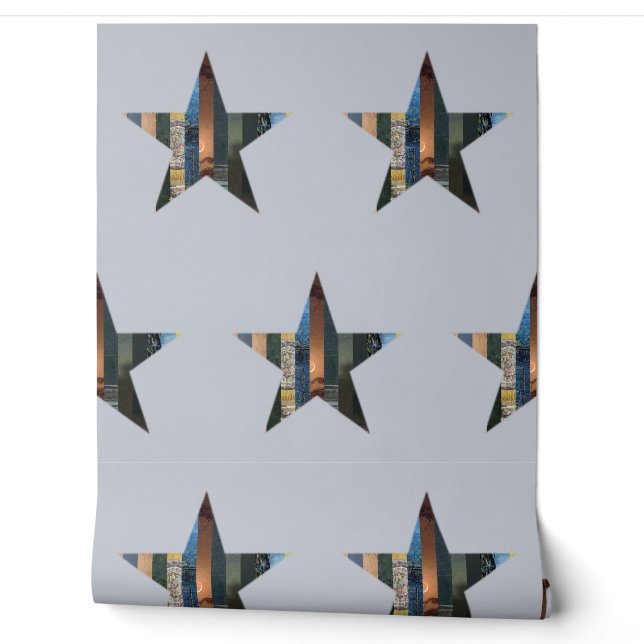 Starry Star Mosaic Wallpaper (Unrolling)