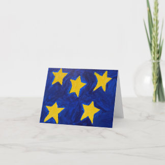 Starry Starry Five Note Card