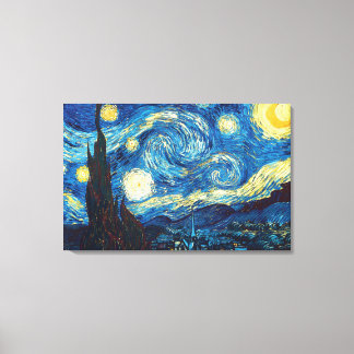 Starry Starry Night by Vincent Van Gogh Canvas Art
