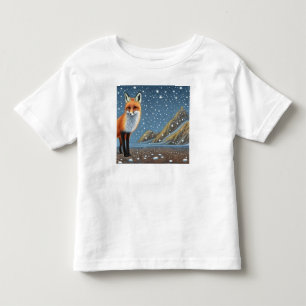 Starry Starry Night Storybook Fox Toddler T-Shirt