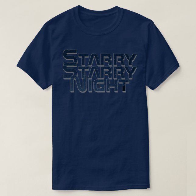 Starry Starry Night T-Shirt (Design Front)
