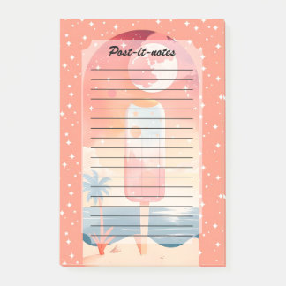 Starry Summer Tropical Night Post-it Notes