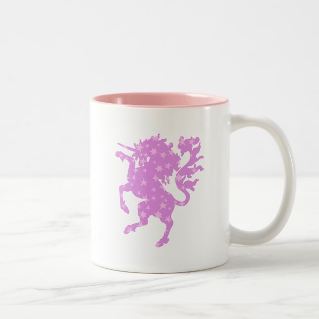 Starry Unicorn Two-Tone Coffee Mug (Right)