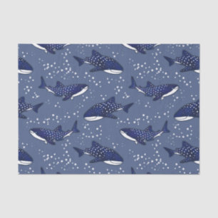 Starry Whale Shark (Dark) Tissue Paper