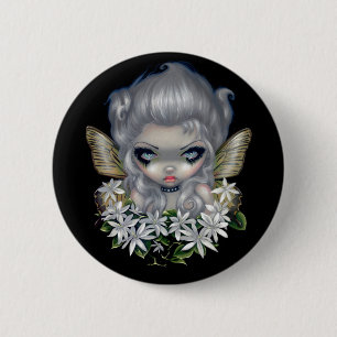 "Starry Wild Jasmine Fairy" Button