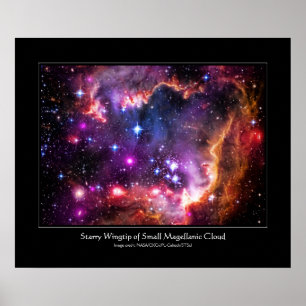 Starry Wingtip of Small Magellanic Cloud Poster