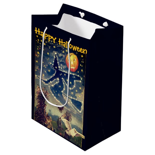Starry Witch  Medium Gift Bag (Front Angled)