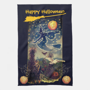 Starry Witch  Tea Towel