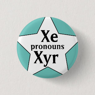 Starry Xe Xyr Pronouns 3 Cm Round Badge