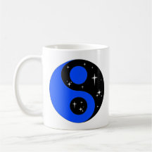 " Starry Ying Yang Symbol "