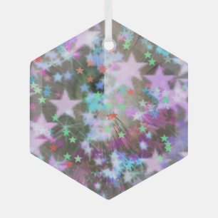 Stars 120421 glass tree decoration