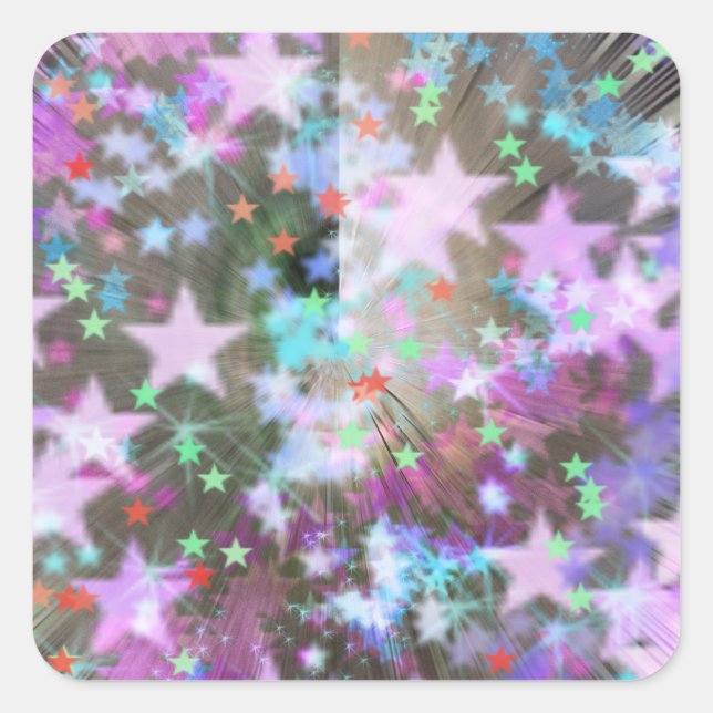 Stars 120421 Square Sticker (Front)