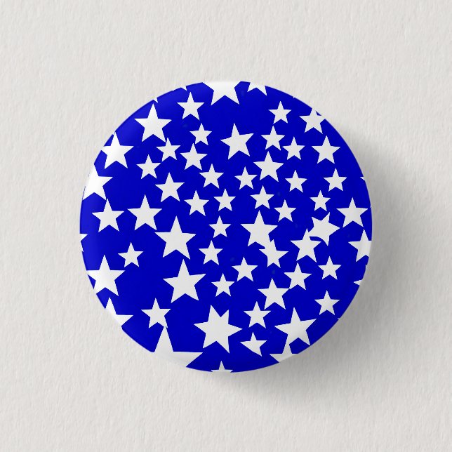 Stars 1 3 cm round badge (Front)