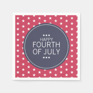 Stars 4th of July Independence Day Paper Napkins